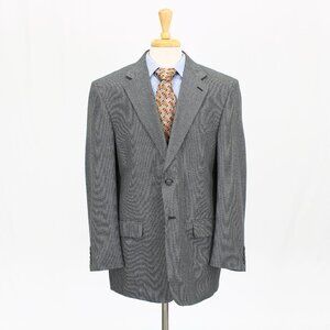 Statements 44R Gray Solid 2-Button Sport Coat Blazer Jacket V353